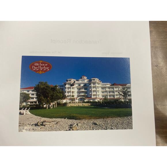 Unbranded Other - Vintage Grand Hotel Mackinac Island Postcard Roses & Flags Mid-Century Linen